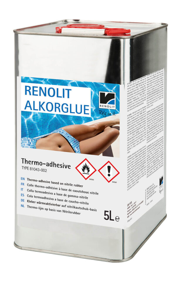 ALKORGLUE Rýchlo vytvrdzujúce kontaktné teplom aktivované lepidlo