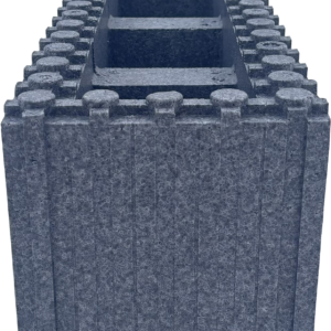 Polystyrénová tvárnica, Sivá,  ukončovacia