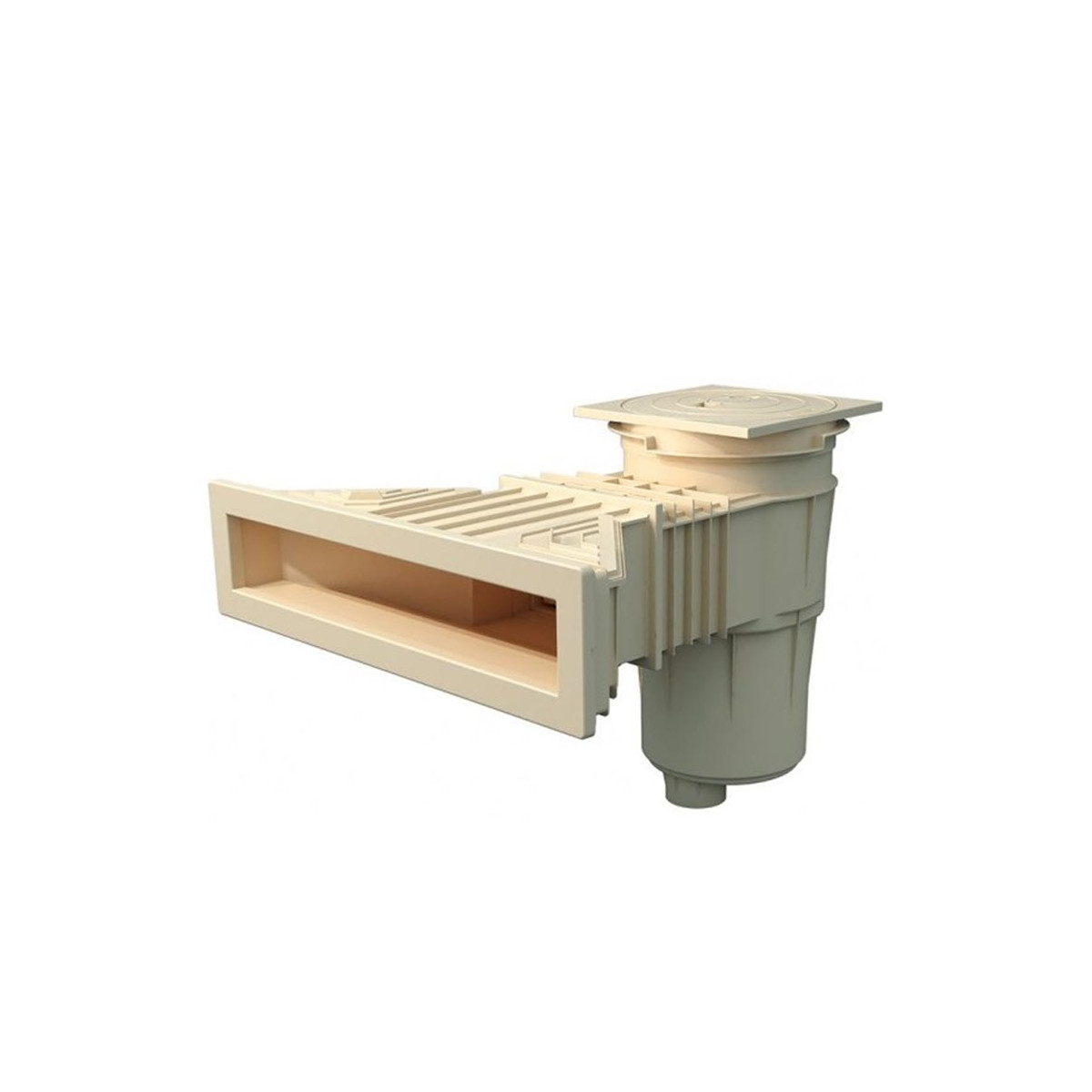 Astralpool Skimmer 17,5 l SLIM, sandfarben