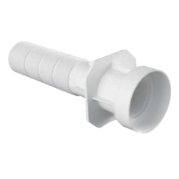 Priechodka stenou s prírubou a ochranným krytom 2" vn.závit / D50