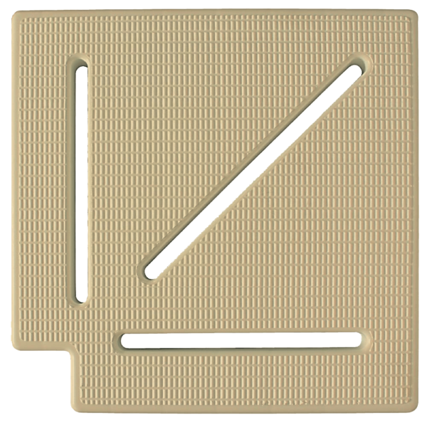 Rohový prvok prelivu 90º 25 cm, piesková